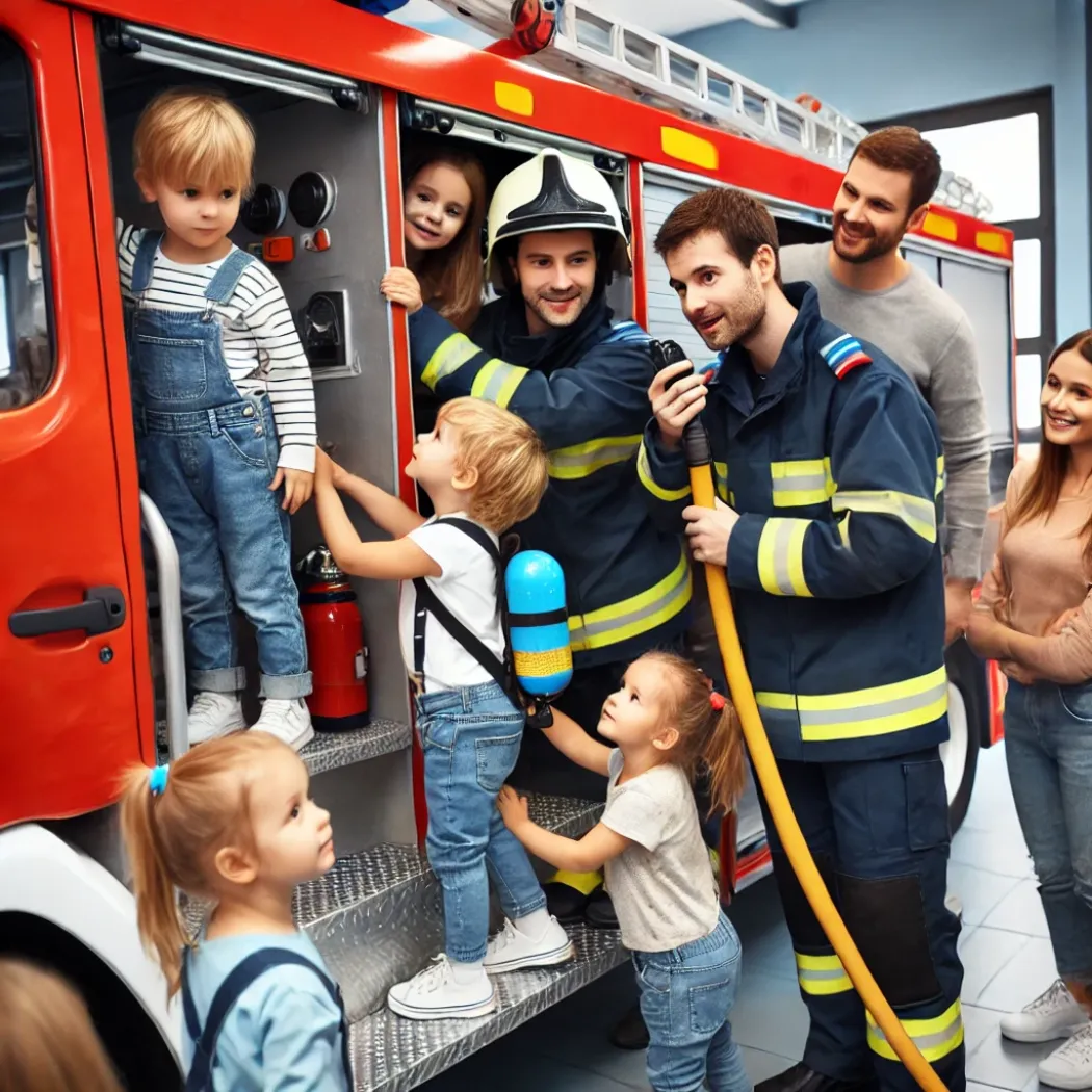 Wizyta strażaków – relacja z dnia pełnego wrażeń